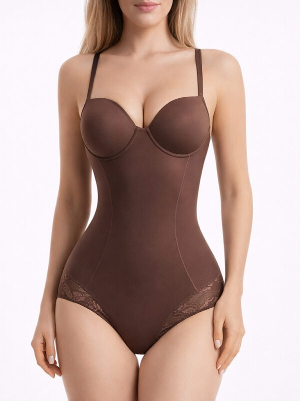 Seamless Support Shaping Bodysuit in Brown