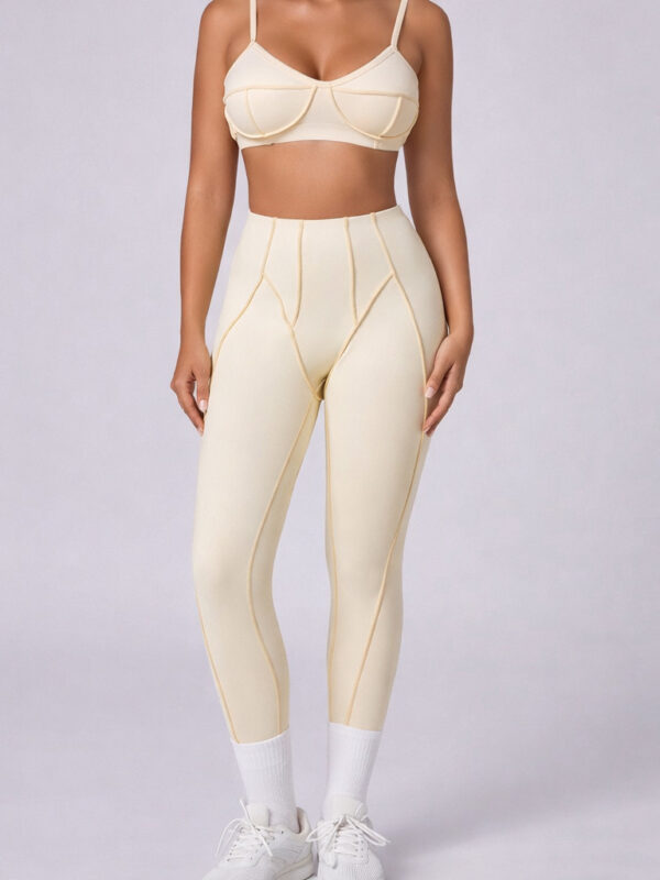 Sports Bra and High-Waist Leggings Activewear Set