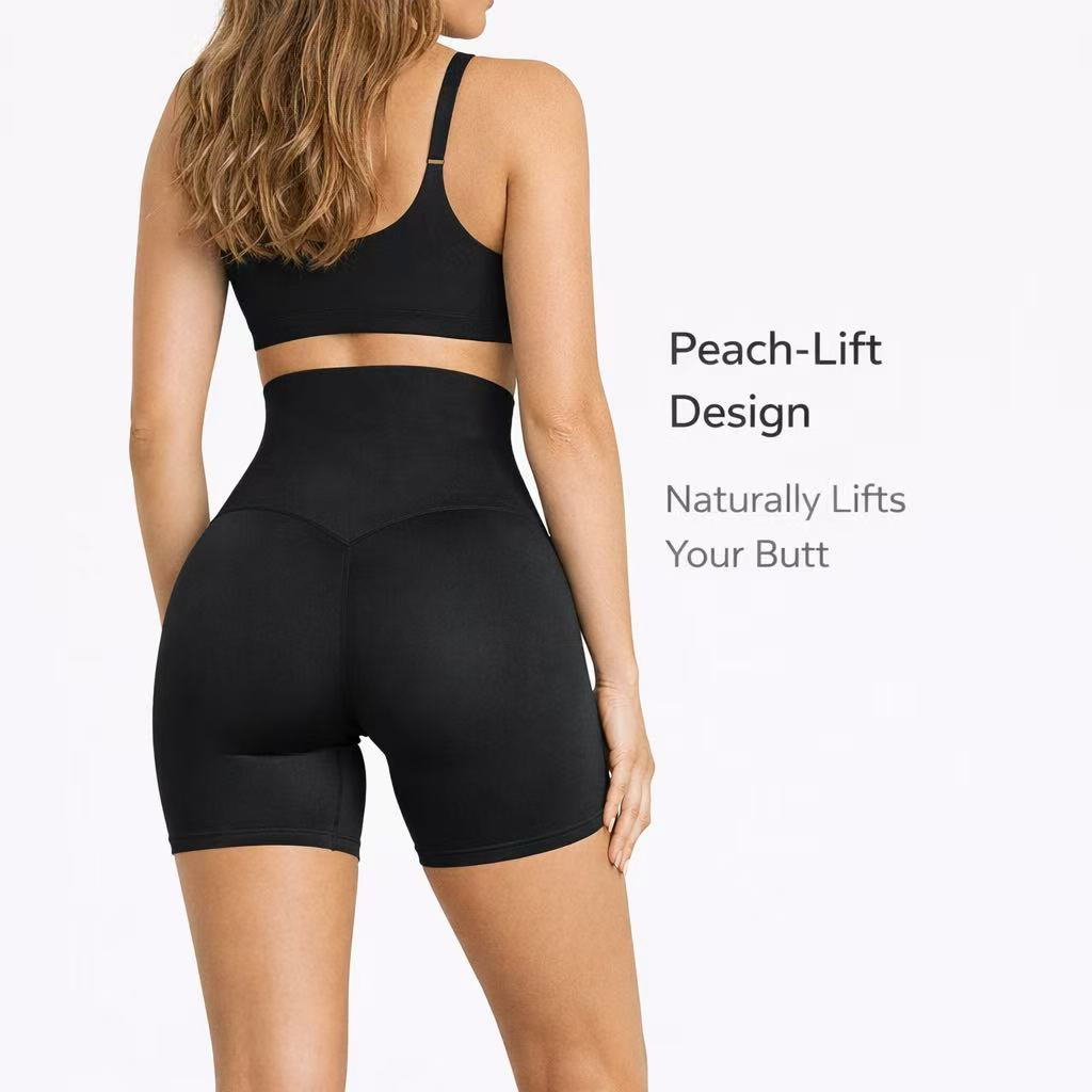 High-rise waistband close-up