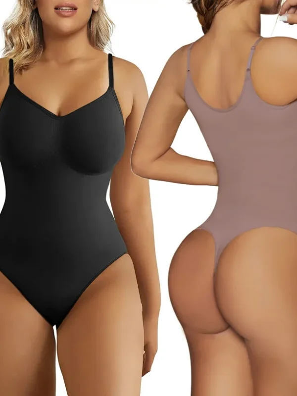 Seamless Open-Bust Shaping Bodysuit Brief