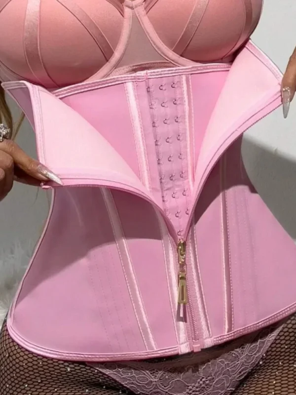 Zip-Front High-Compression Waist Trainer Vest