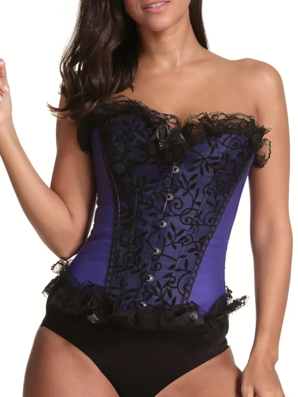 Strapless Lace Corset Bustier Top