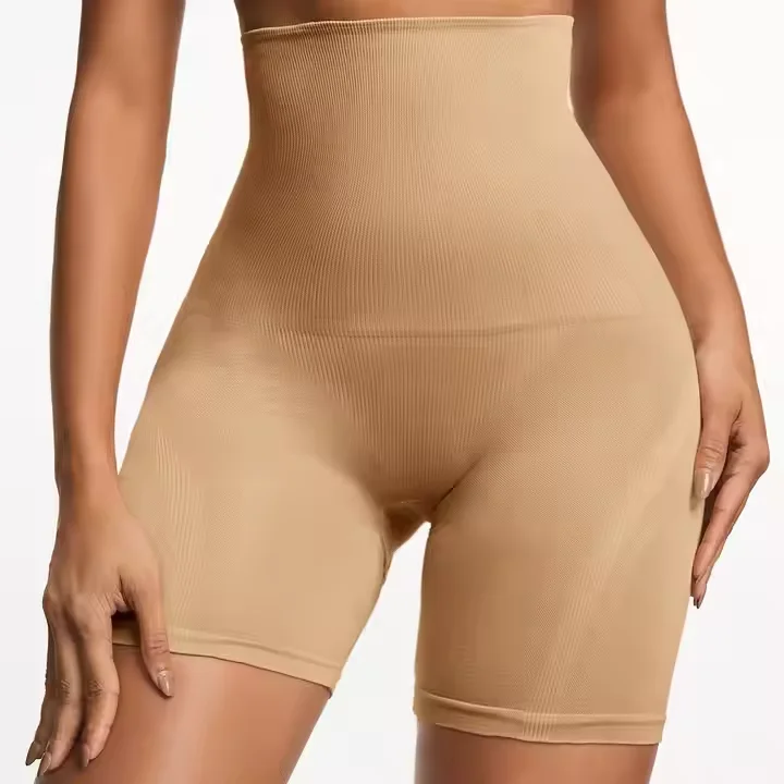HKRXEC High-Waist Butt-Lifting Tummy Control Shaper Shorts