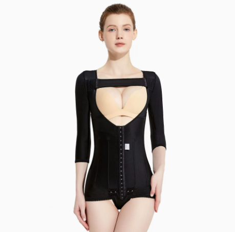 Arms recovery garment on-body