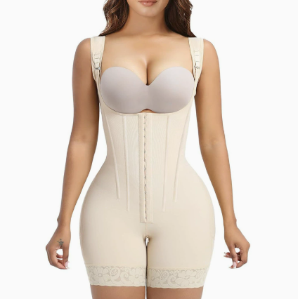 Sleeveless Front-Hook Compression Shaping Bodysuit
