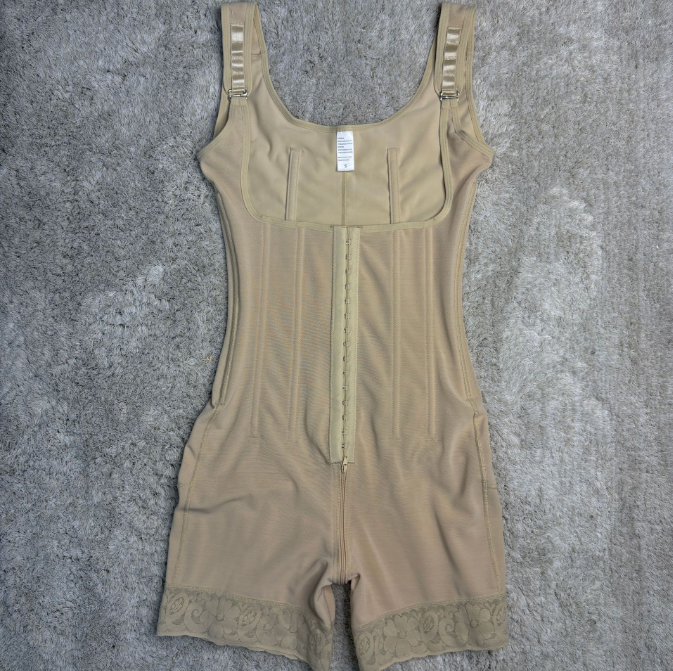HKRXEC Sleeveless Front-Hook Compression Shaping Bodysuit